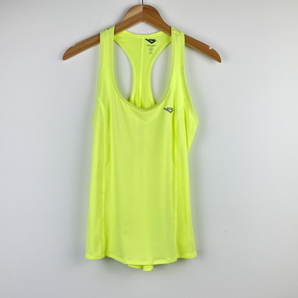 Women’s Pony Workout Neon Yellow Tank - Like New - Size Small